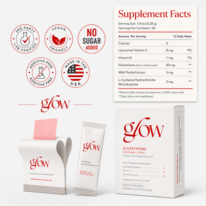 DermaVale Glow - Liposomal Glutathione Strips